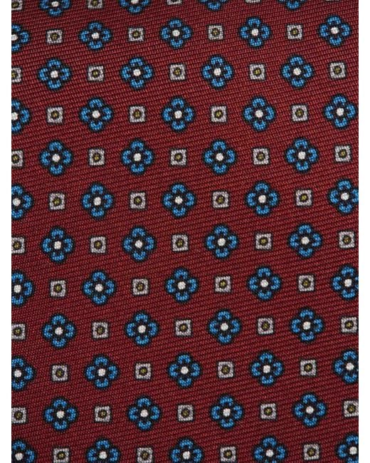 Santa Eulalia Krawatte Mit Blumenmuster in Red für Herren