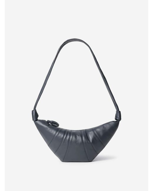 Lemaire Blue Medium Croissant Bag