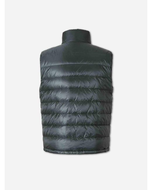 Herno Blue Polyamide Down Vest for men