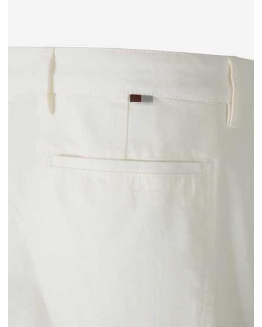 Canali White Bermudas for men