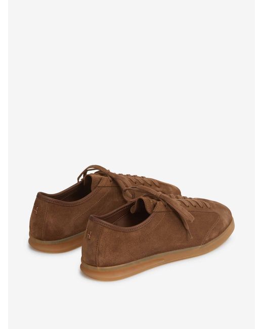 Henderson Brown Leather Sneakers for men