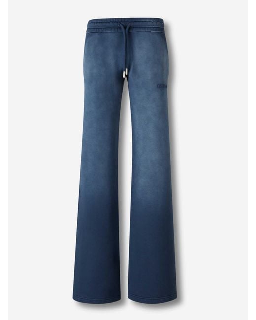 Off-White c/o Virgil Abloh Blue Weite Gerade Joggers