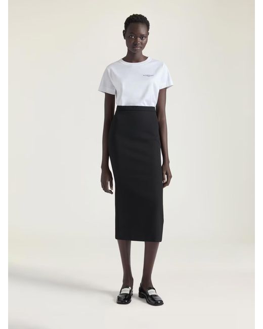 Jupe Midi Cady Givenchy en coloris Black