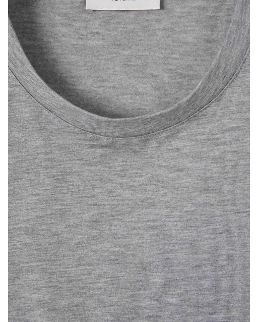 Totême Gray Short Sleeve T-Shirt