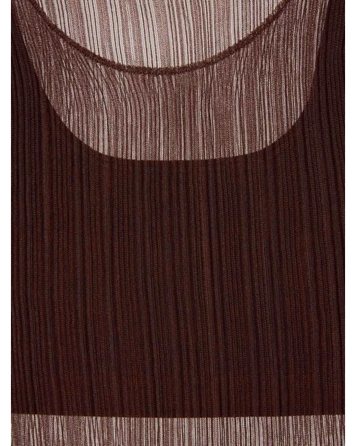 Jonathan Simkhai Brown Top Leonie