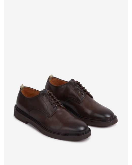 Scarpe Con Lacci Hopkins di Officine Creative in Brown da Uomo