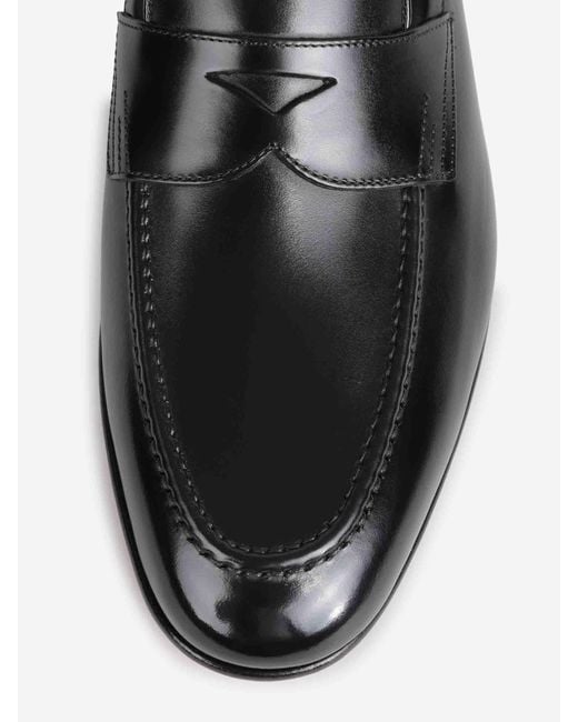 Santoni Lederslipper in White für Herren