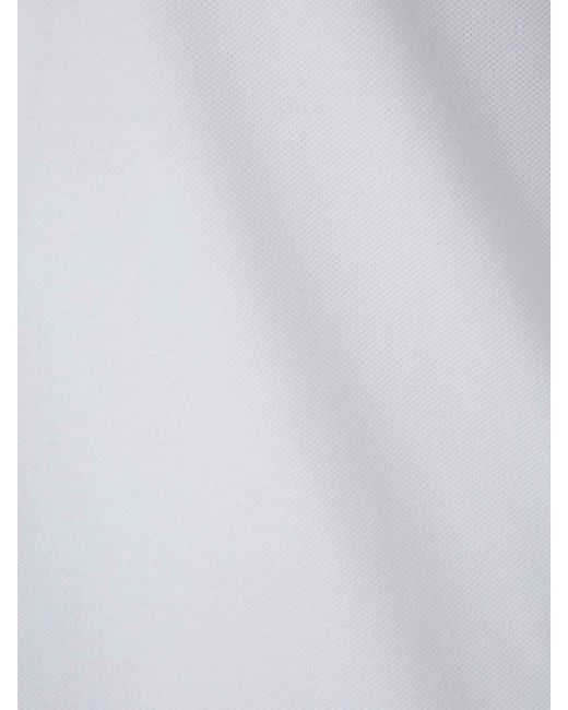 Santa Eulalia White Cotton Polo Shirt for men
