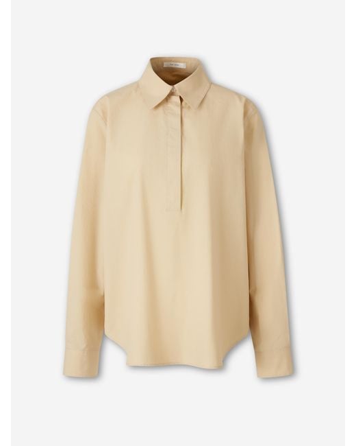 Camisa Margan The Row de color Natural
