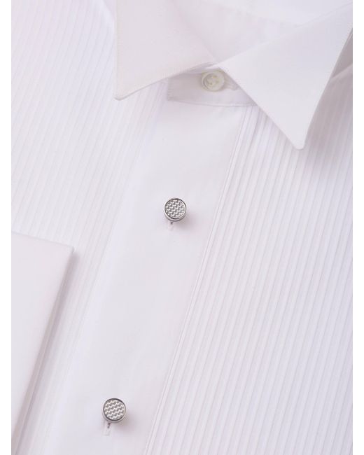 Santa Eulalia Purple Poplin Formal Shirt for men
