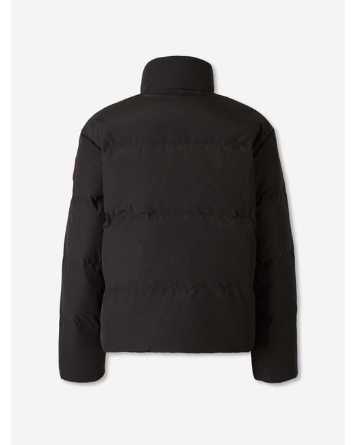 Canada Goose Black Short Bayview Puffer for men