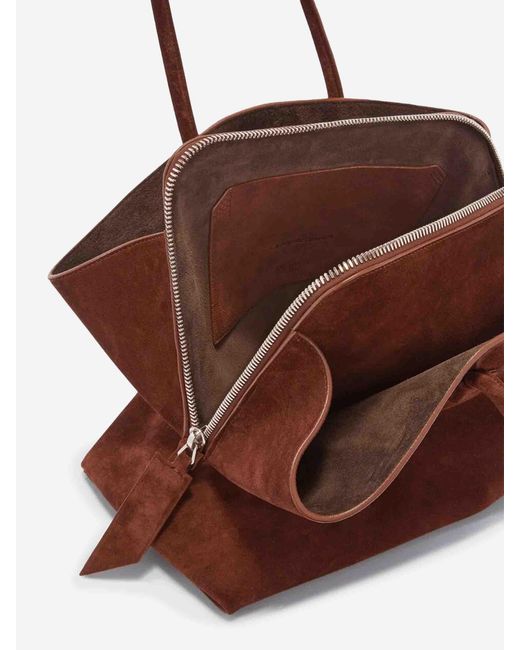 The Attico Brown La Passeggiata Medium Bag