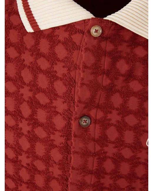 Amiri Red Casual Knit Shirt for men