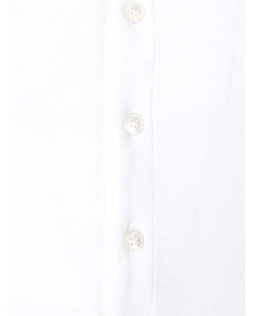 Tom Ford White Cotton Logo T-shirt for men