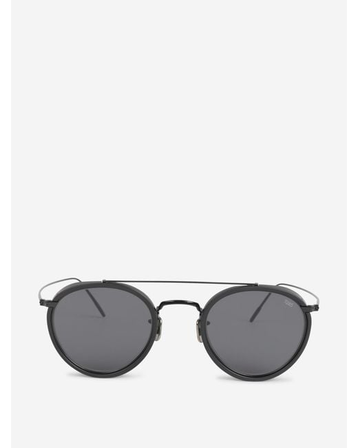 Eyevan 7285 Gray Aviator Sunglasses 762 for men