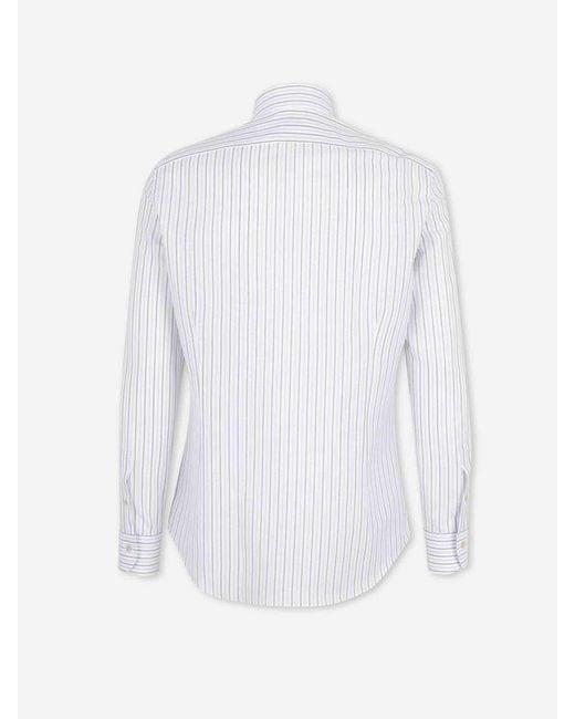 Santa Eulalia White Long Sleeve Shirt for men