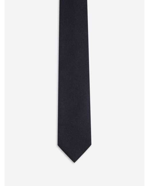 Bigi por Santa Eulalia Blue Plain Wool Tie for men