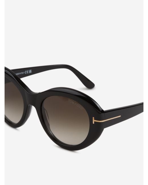 Tom Ford Gray Elodie Sunglasses