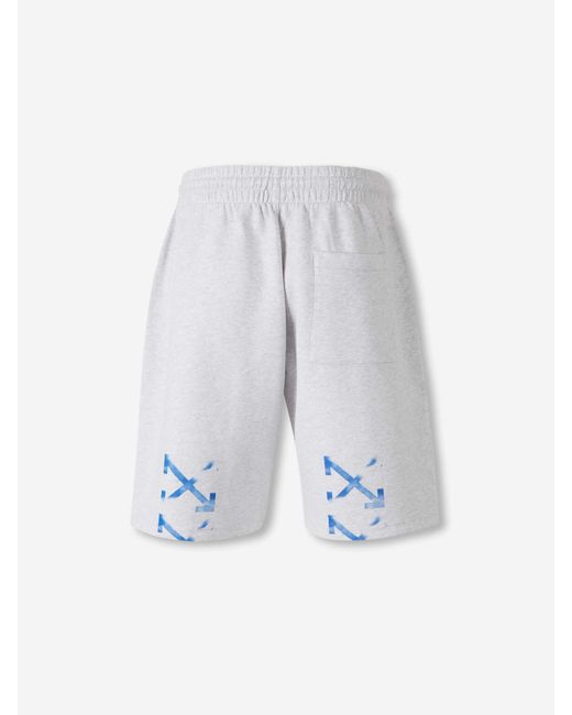 Off-White c/o Virgil Abloh Sport Shorts in White für Herren