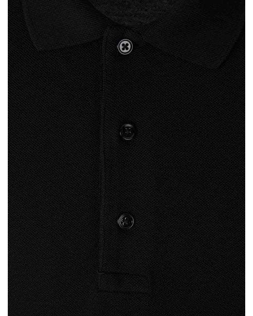 Tom Ford Black Plain Polo Shirt for men