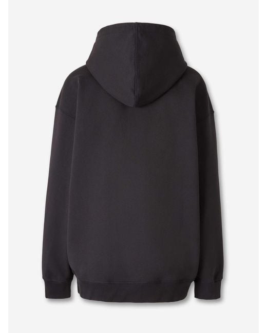 Ganni Black Crew Neck Sweatshirt