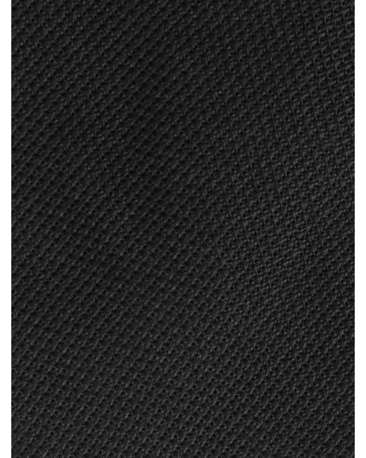 Corbata Seda Entrelazada Santa Eulalia de hombre de color Black