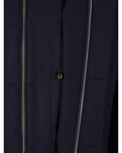 Montecore Blue Long Padded Coat for men