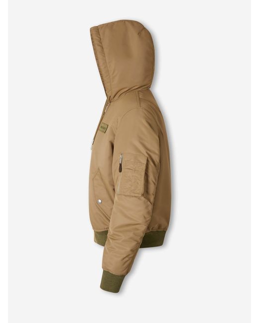 McQueen Natural Technical Jacket With Hood for men