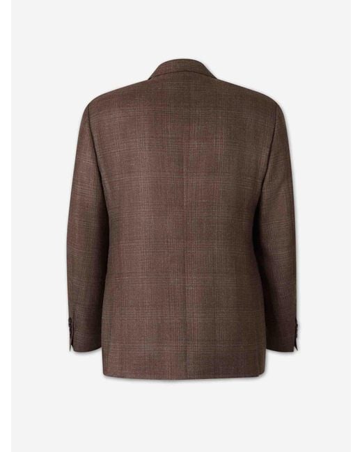 Canali Brown Blazer Straight for men