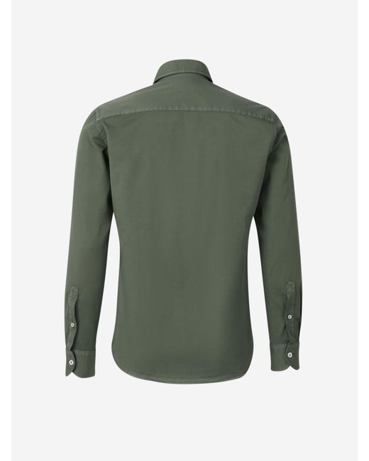 Camisa Lisa Algodón Santa Eulalia de hombre de color Green