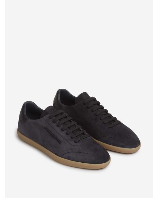 Zegna Blue Sports Shoes 232 for men