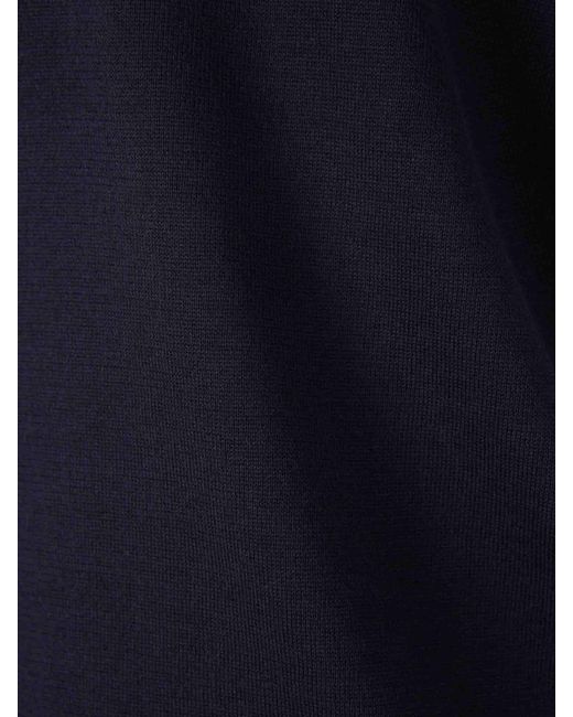 Camiseta Punto Algodón di Brunello Cucinelli in Blue da Uomo