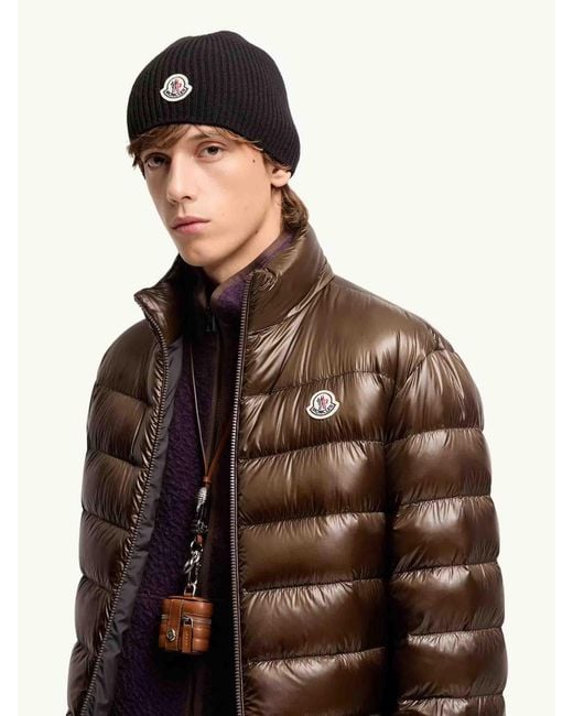 Moncler Wollmützen-Logo in Blue für Herren
