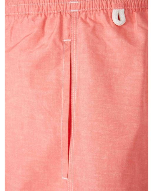 Santa Eulalia Pink Plain Swimsuit for men