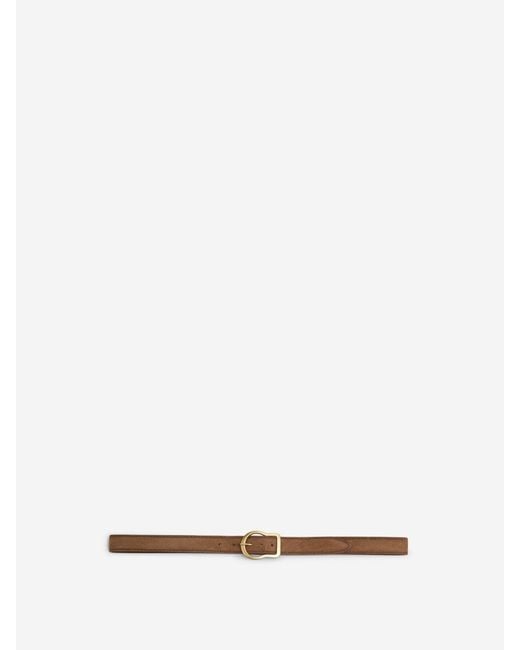 Dorothee Schumacher White Suede Belt