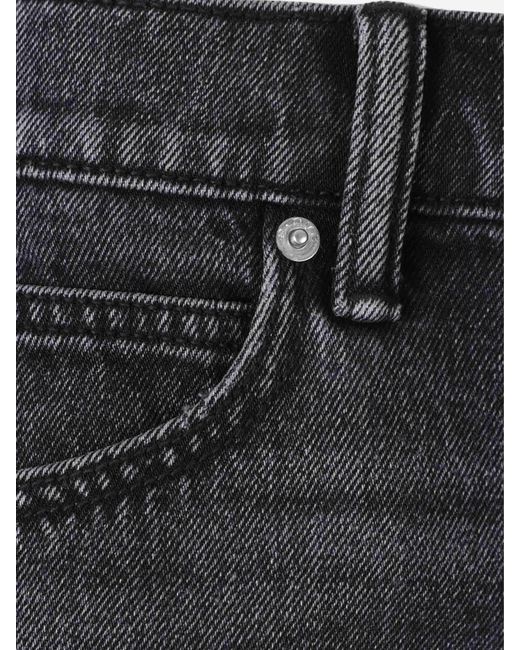 Alexander Wang Black Rhinestone Logo Shorts