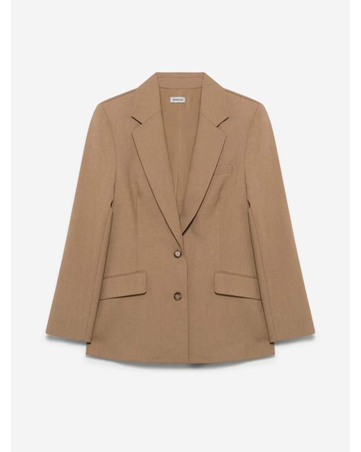 Jonathan Simkhai Natural Pleated Blazer Moren