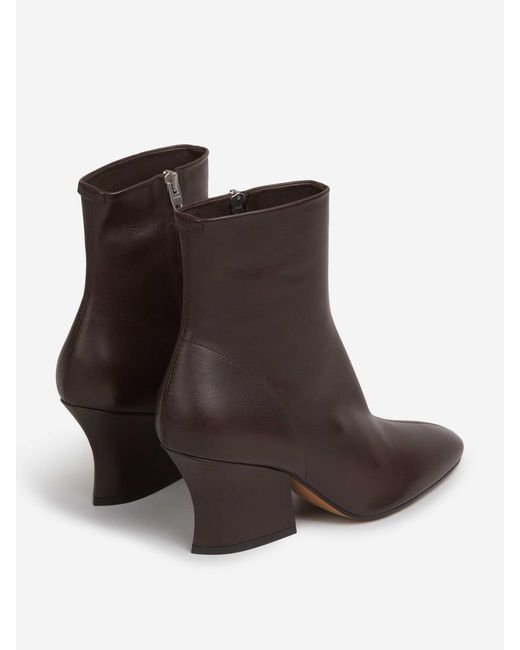 Jil Sander Brown Leather Boots