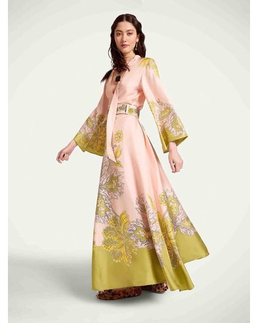 LaDoubleJ Yellow Magnifico Silk Dress