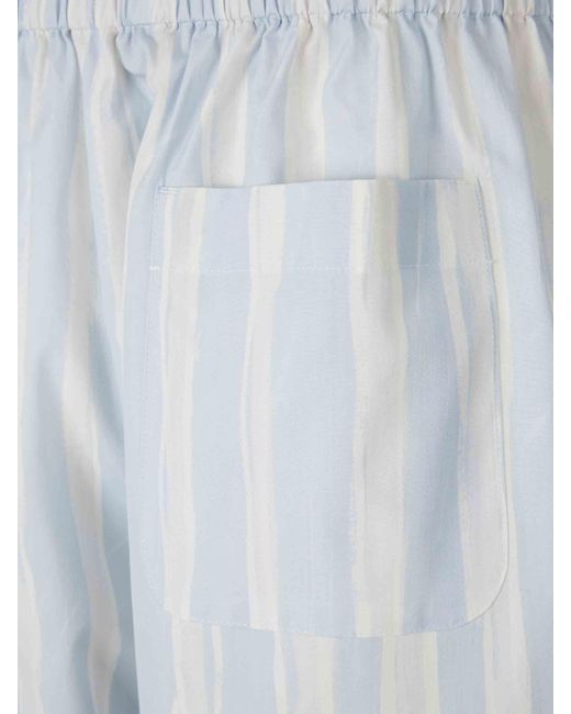 Jacquemus White Straight Bermuda Shorts for men
