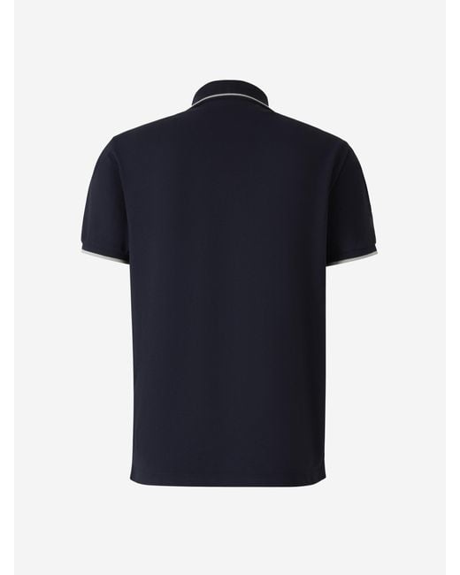 Polo Logo Algodón Jacob Cohen de hombre de color Blue