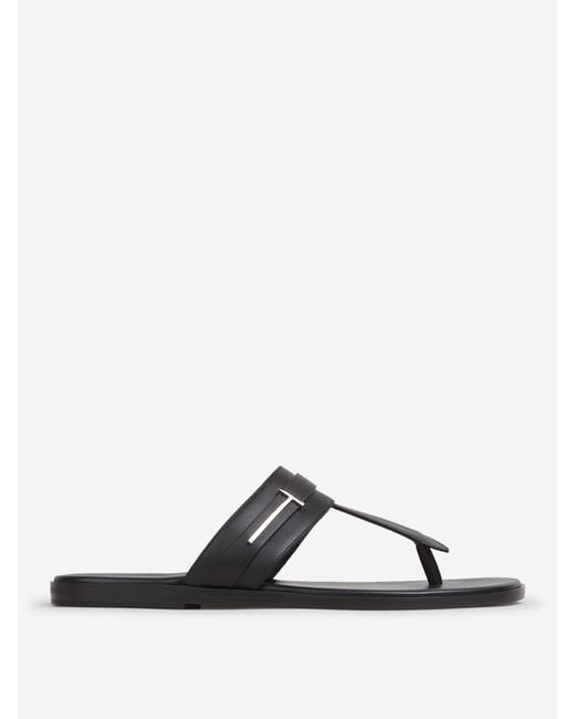 Tom Ford Black Leather Sandals T for men