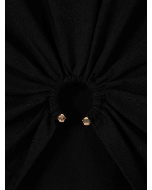 Rabanne Black Short Sleeve T-Shirt