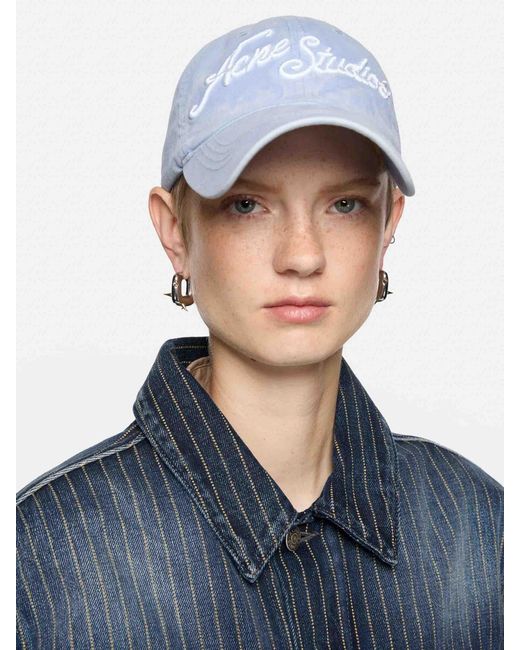 Acne Gray Logo Cap