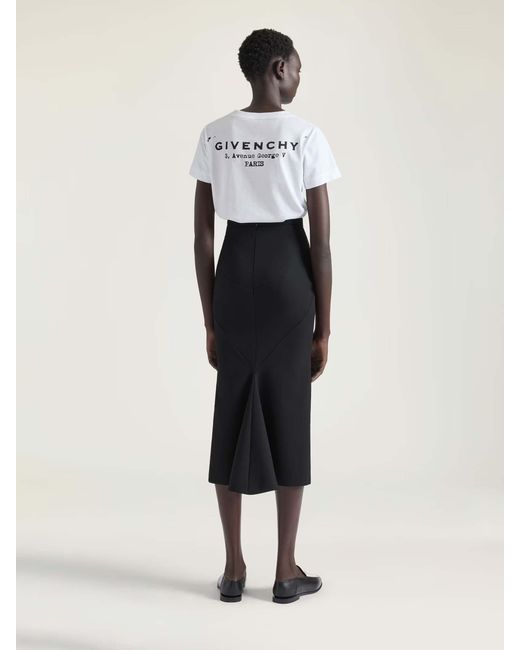 Jupe Midi Cady Givenchy en coloris Black