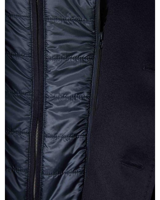 Abrigo Con Chaleco Interior Herno de hombre de color Blue