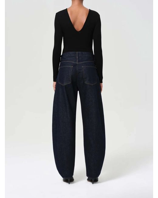 Agolde Blue Luna Pieced Jeans
