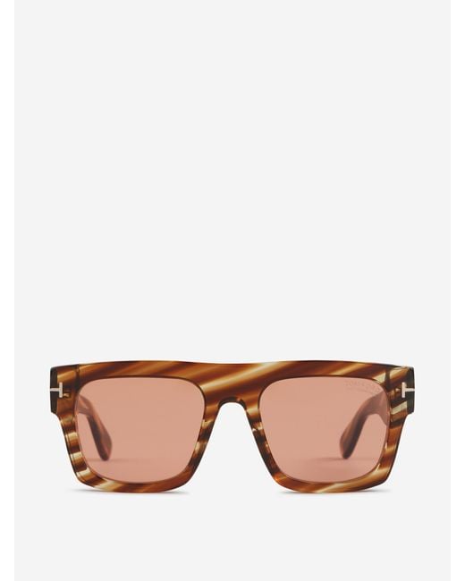 Tom Ford Pink Square Sunglasses for men