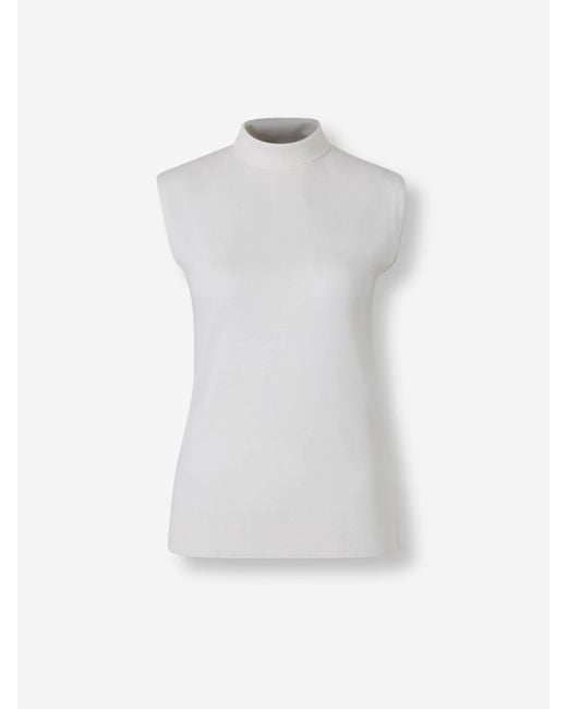 Maglione Collo Alto di Totême  in White