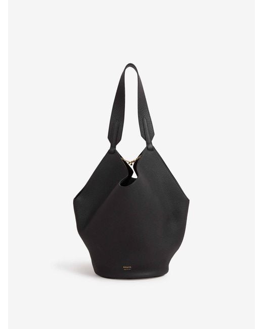 Khaite Black Shoulder Bag Leather